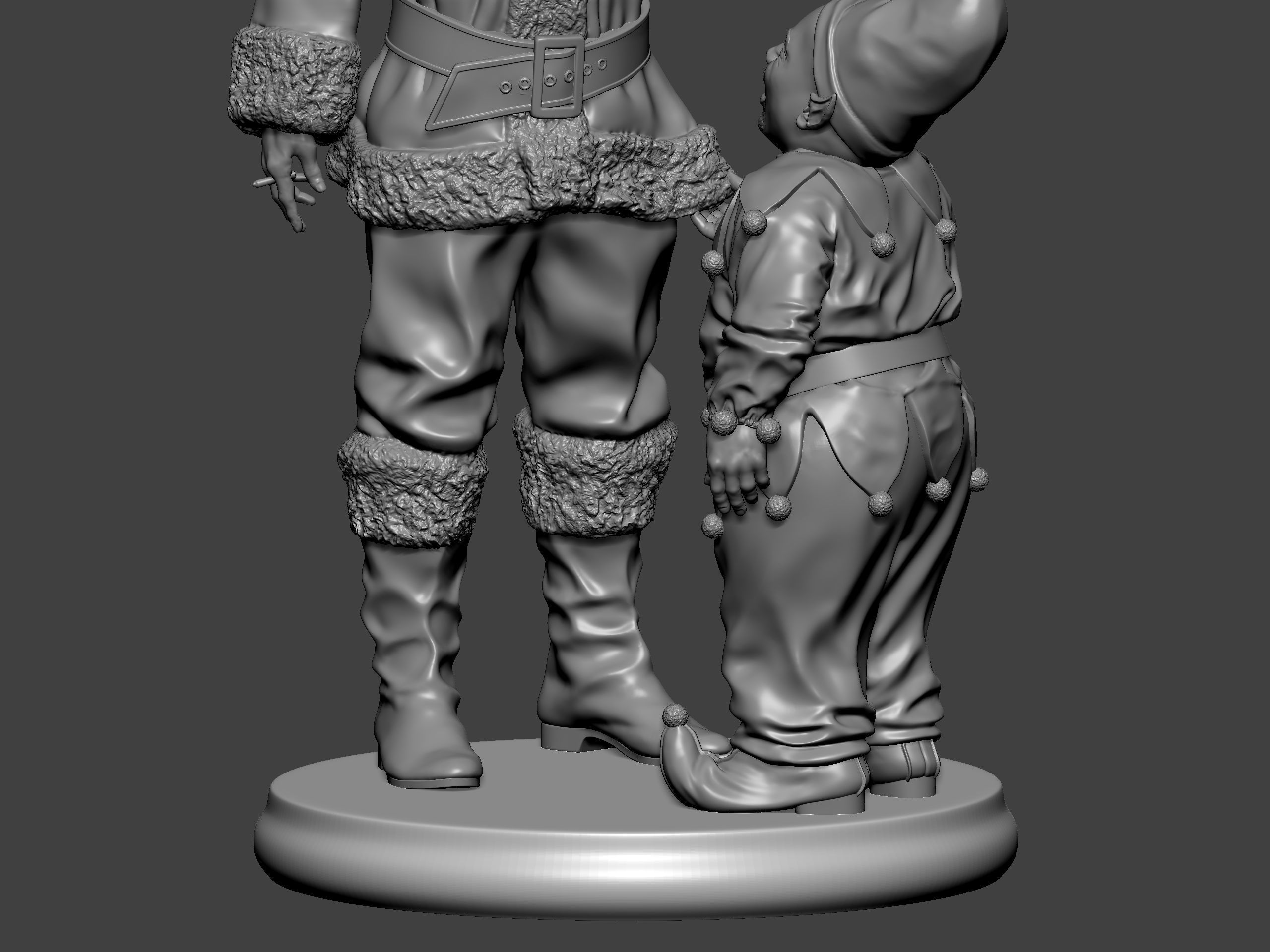 Bad Santa movie characters Willie and Marcus 3D print model_39