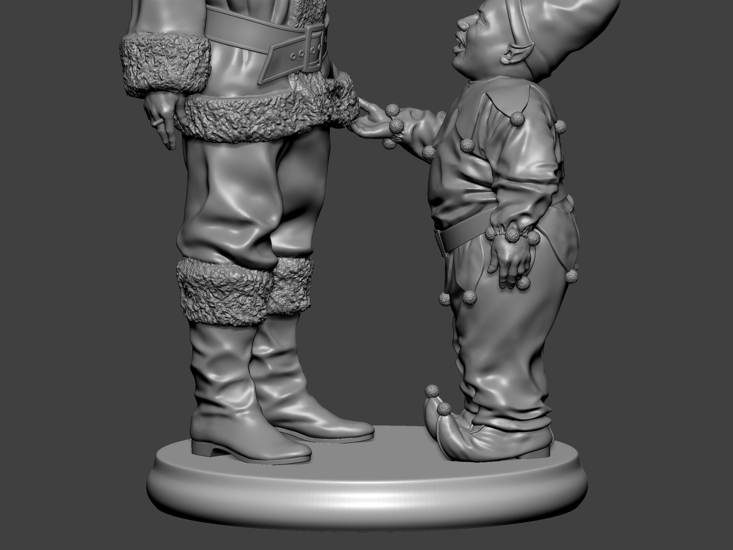 Bad Santa movie characters Willie and Marcus 3D print model_37