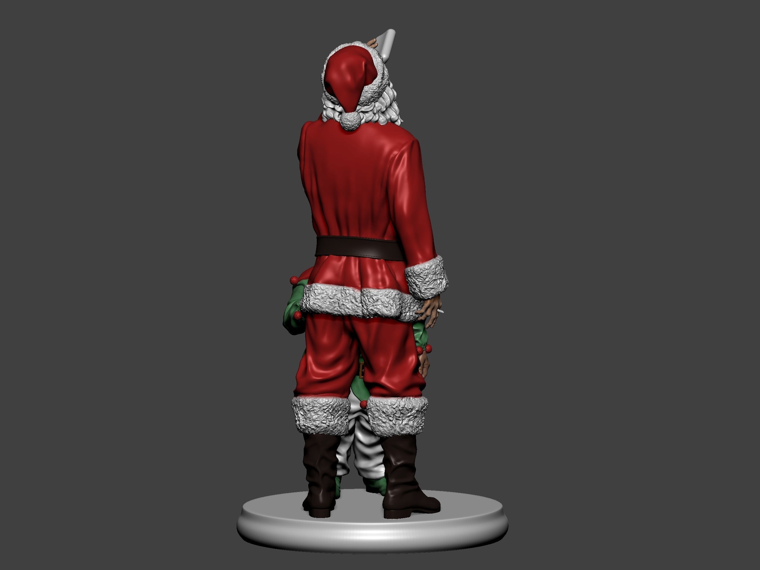 Bad Santa movie characters Willie and Marcus 3D print model_16