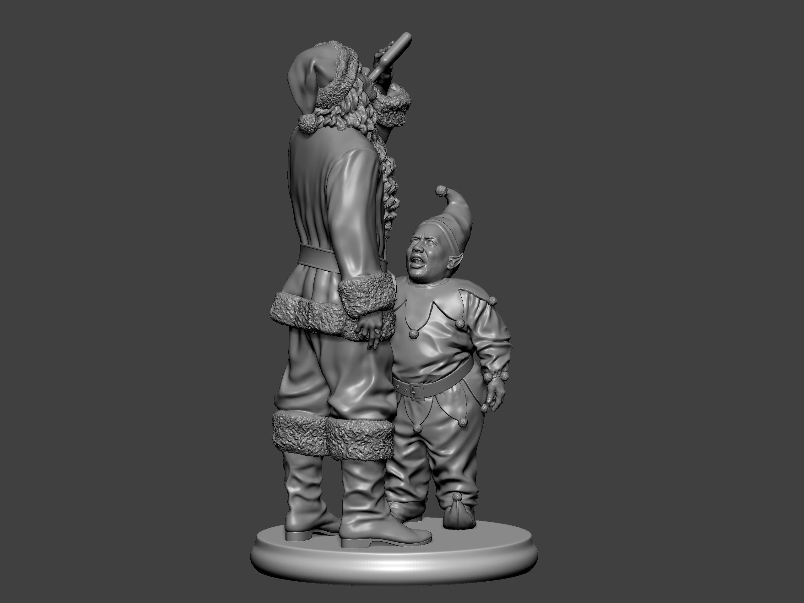 Bad Santa movie characters Willie and Marcus 3D print model_19