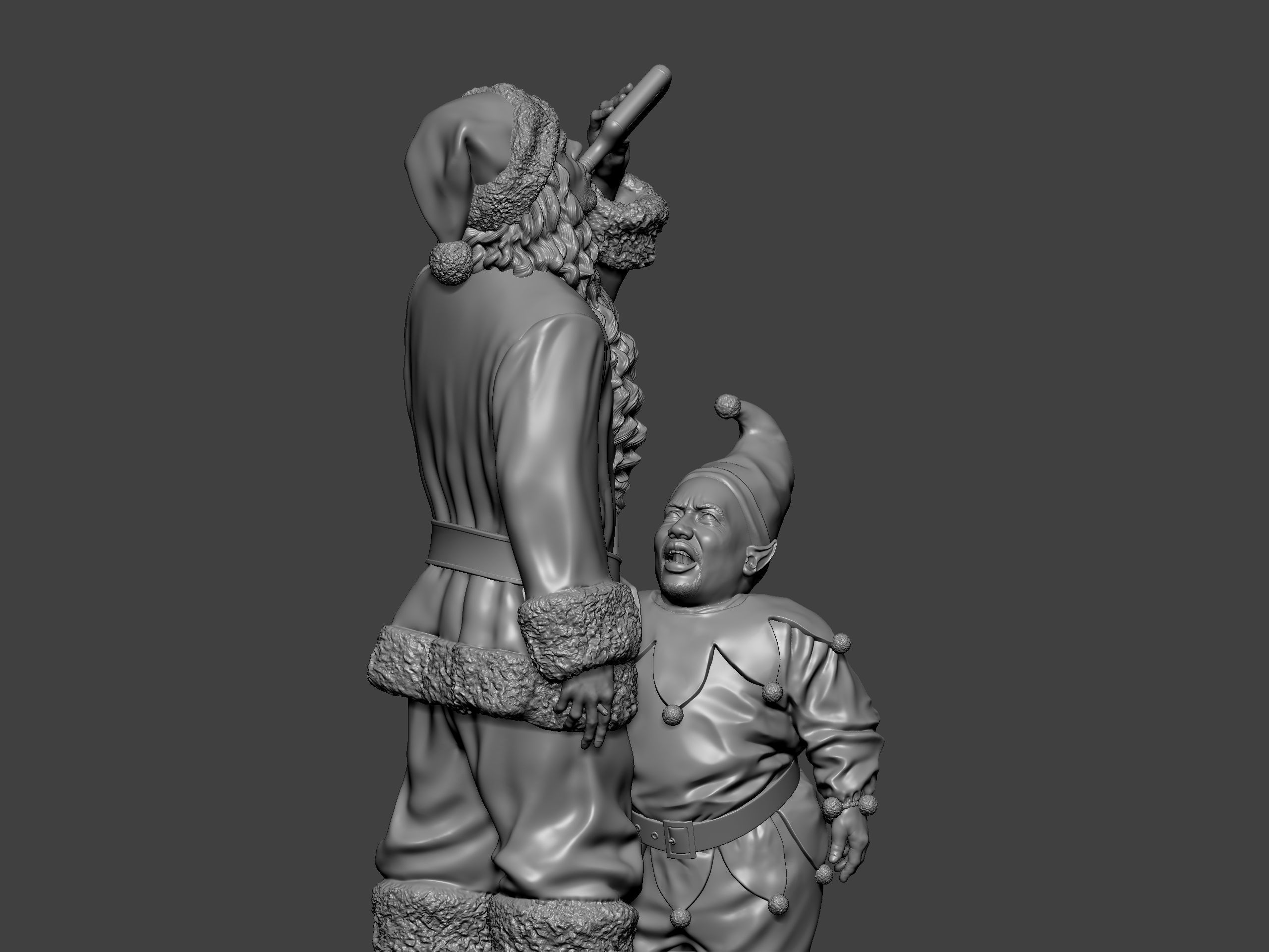 Bad Santa movie characters Willie and Marcus 3D print model_35