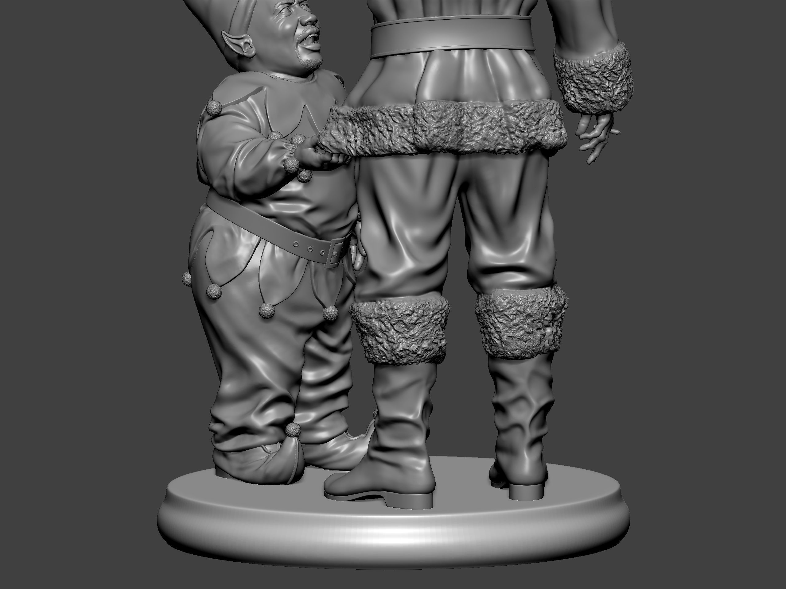 Bad Santa movie characters Willie and Marcus 3D print model_47