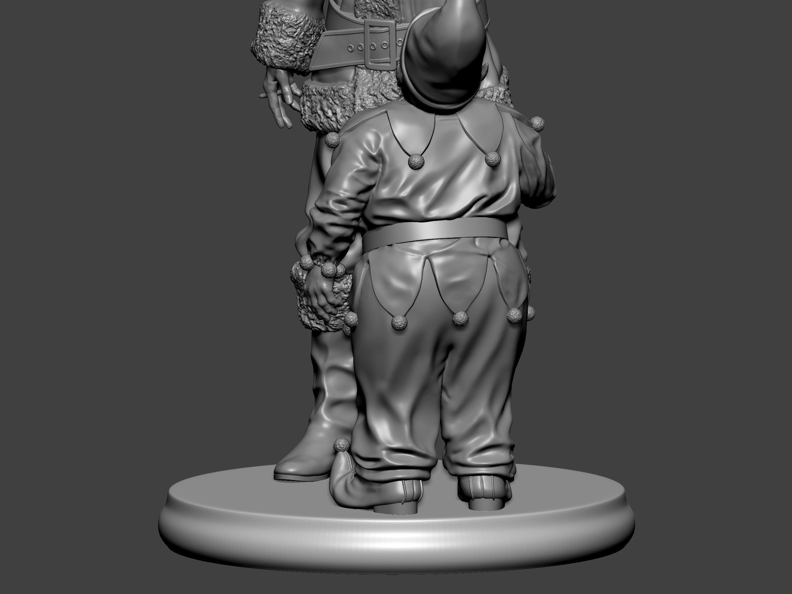 Bad Santa movie characters Willie and Marcus 3D print model_41