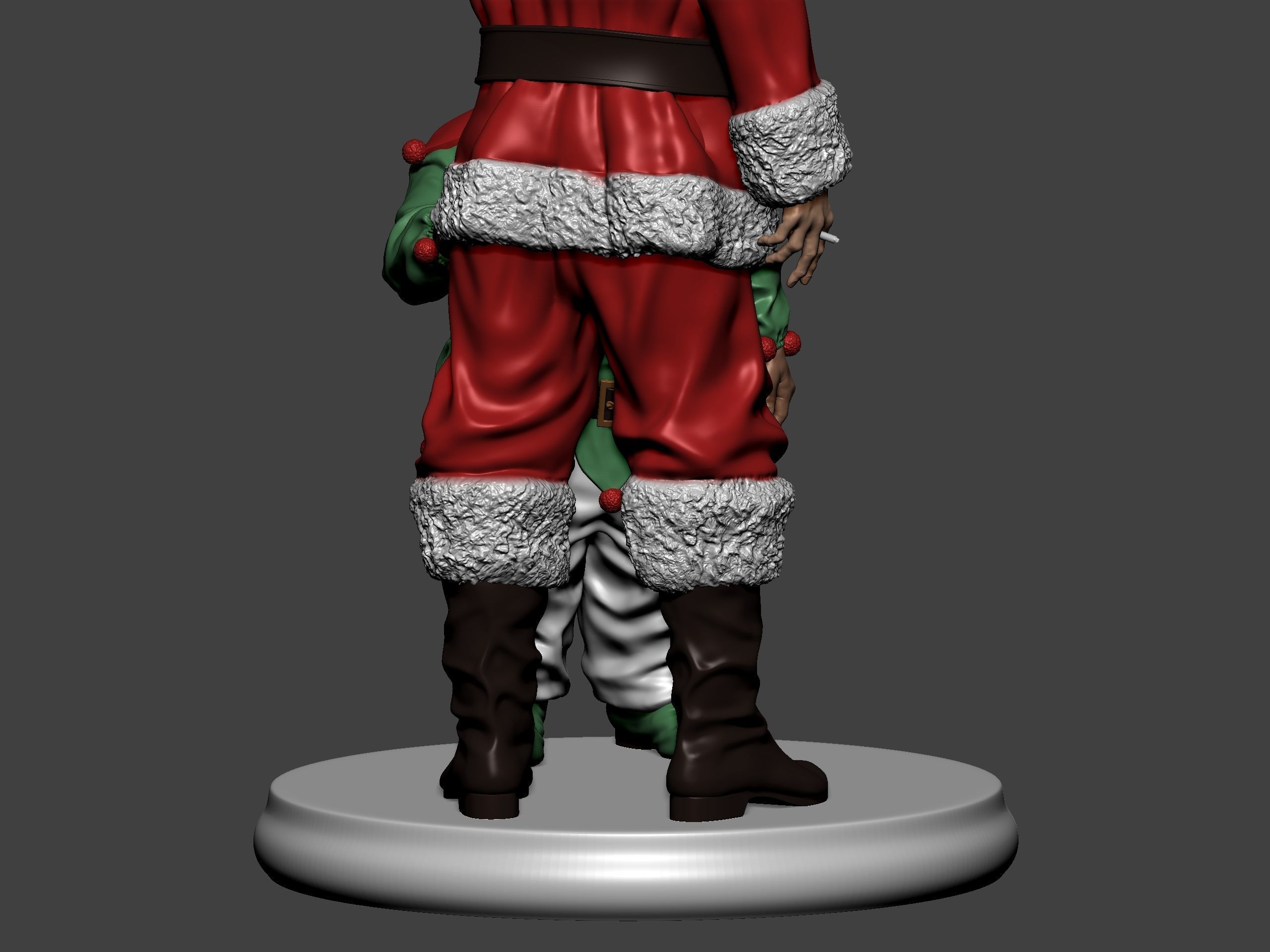 Bad Santa movie characters Willie and Marcus 3D print model_48