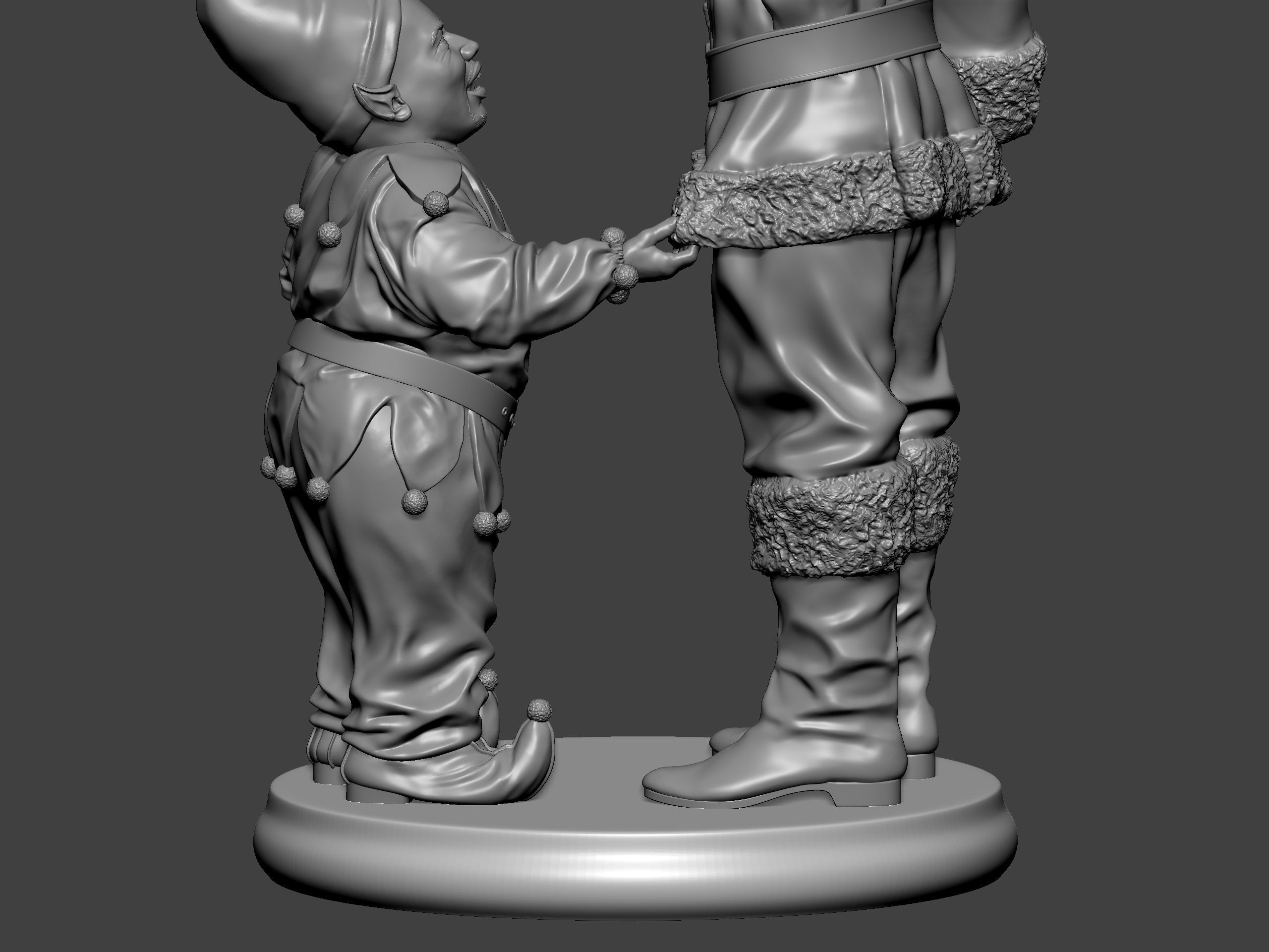 Bad Santa movie characters Willie and Marcus 3D print model_45