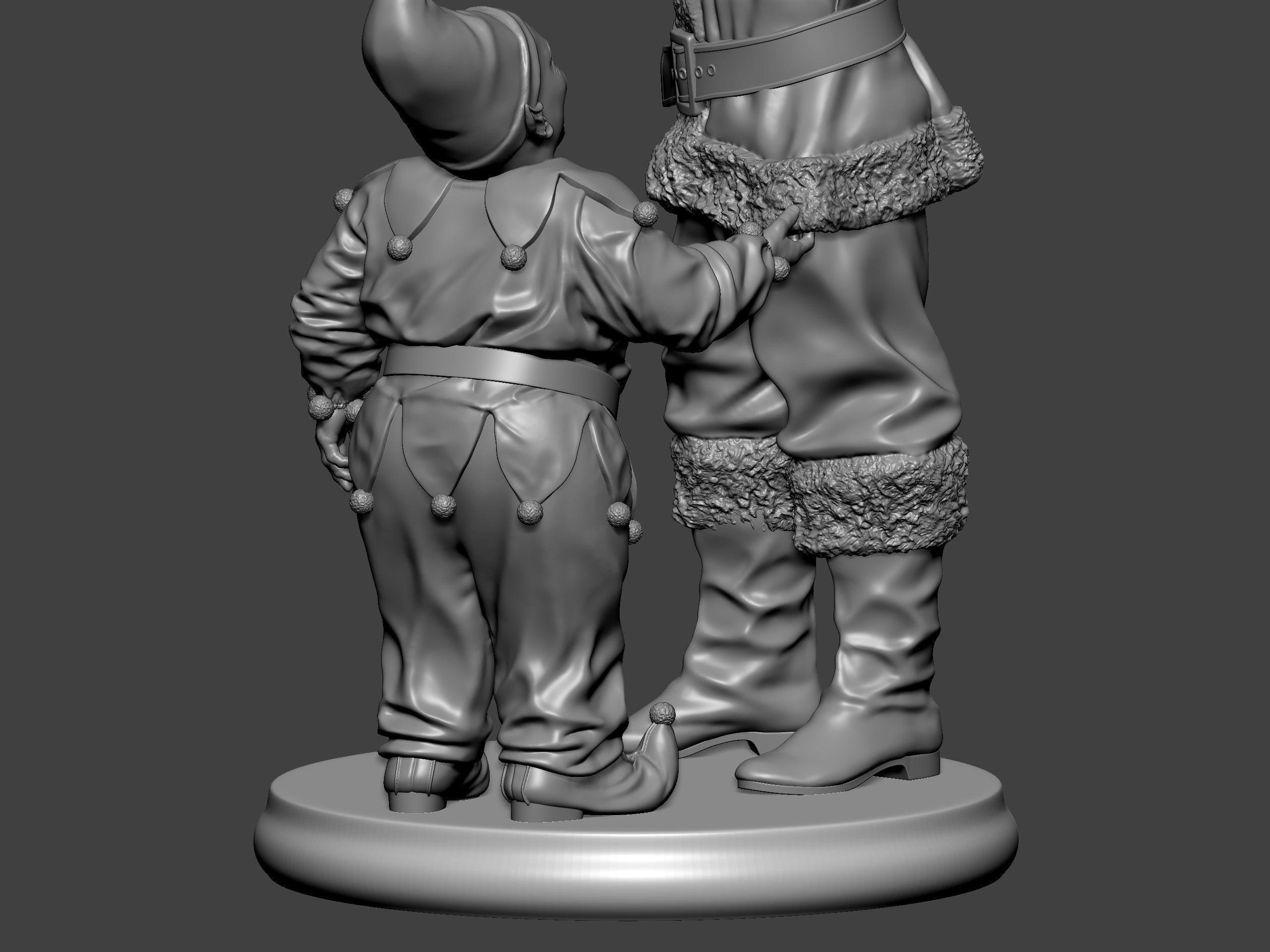 Bad Santa movie characters Willie and Marcus 3D print model_43