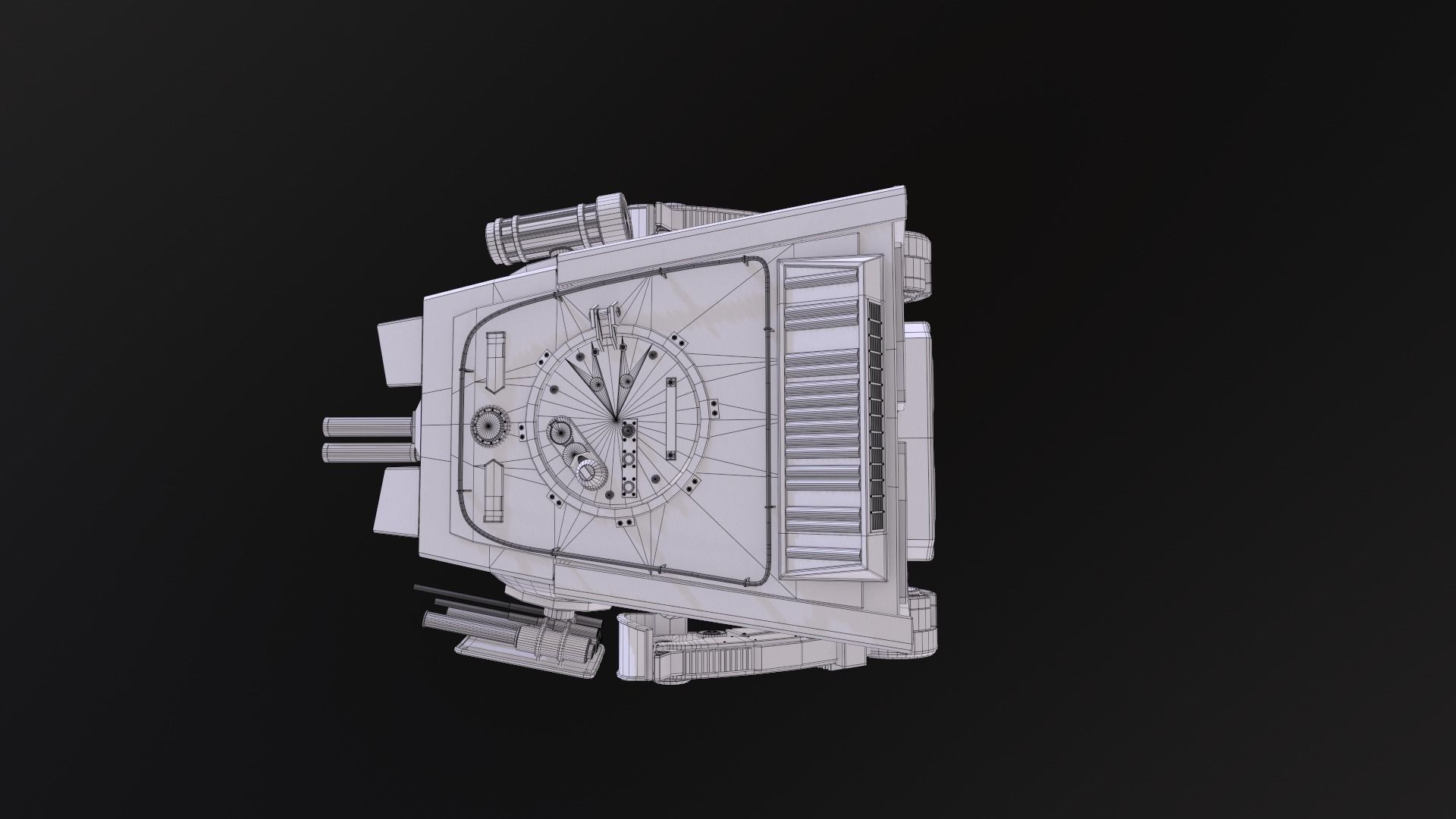 Star Wars AT-ST vehicle 3D model_12