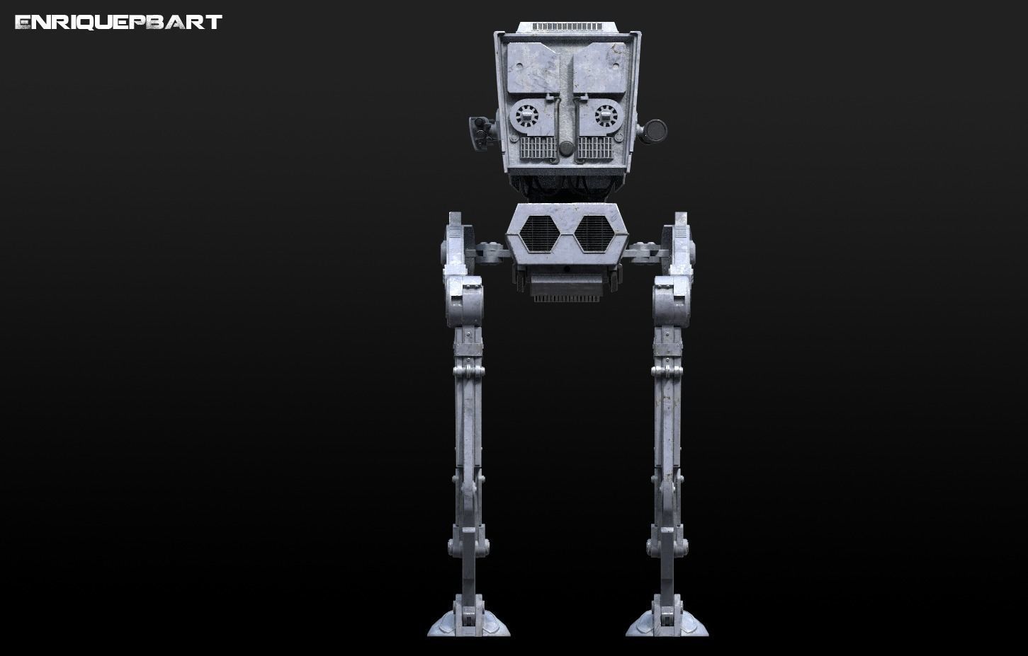 Star Wars AT-ST vehicle 3D model_3
