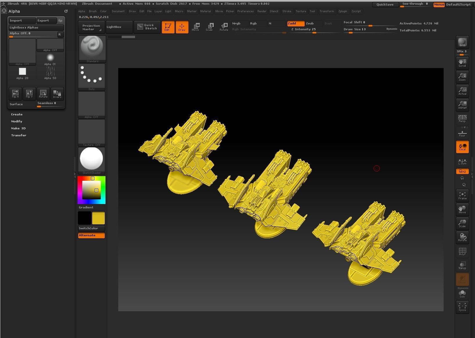 DEATH FROM THE SKY SET 6 THE ASSAULT Epic - Armageddon 3D print model_6