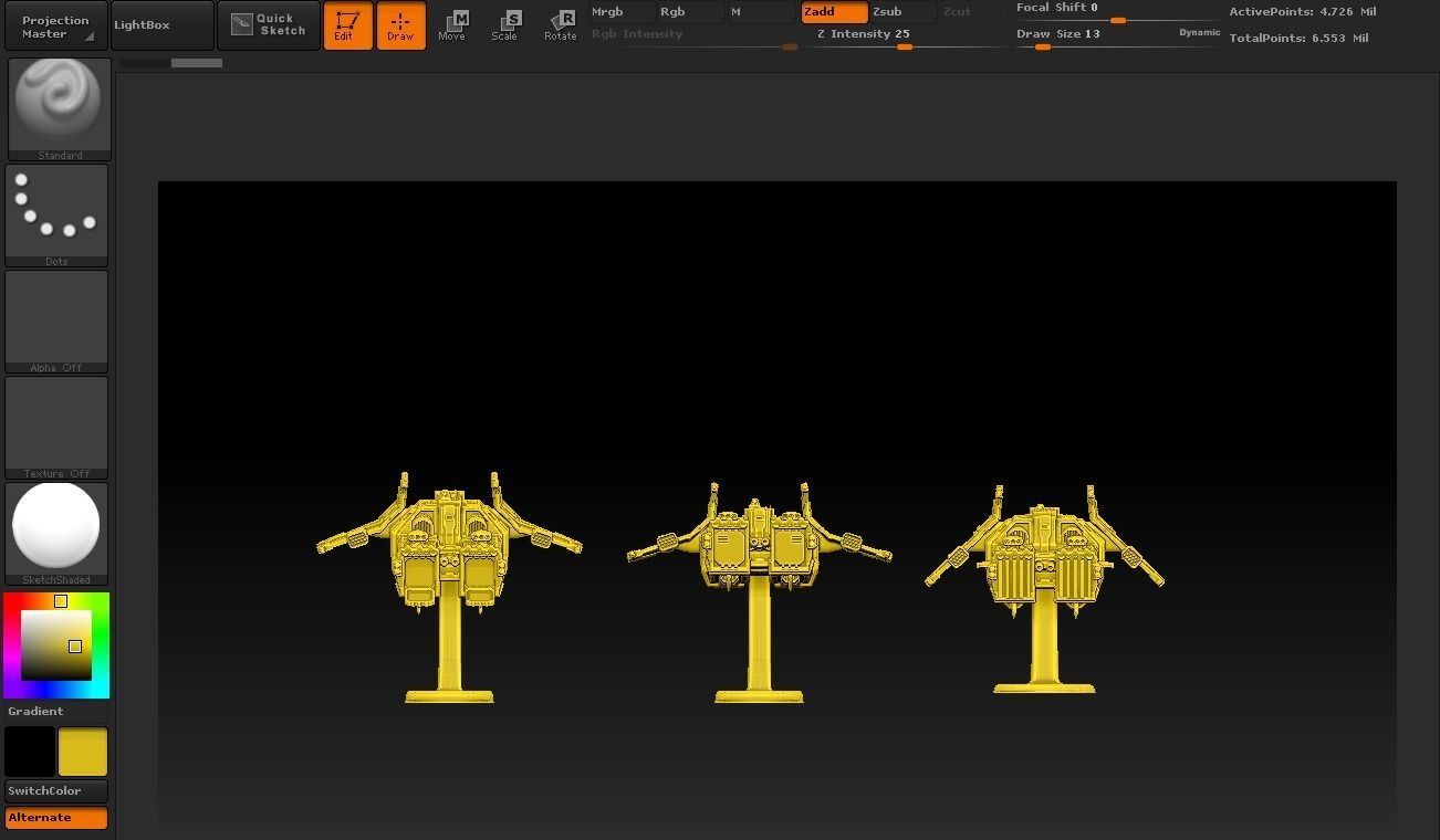 DEATH FROM THE SKY SET 6 THE ASSAULT Epic - Armageddon 3D print model_9