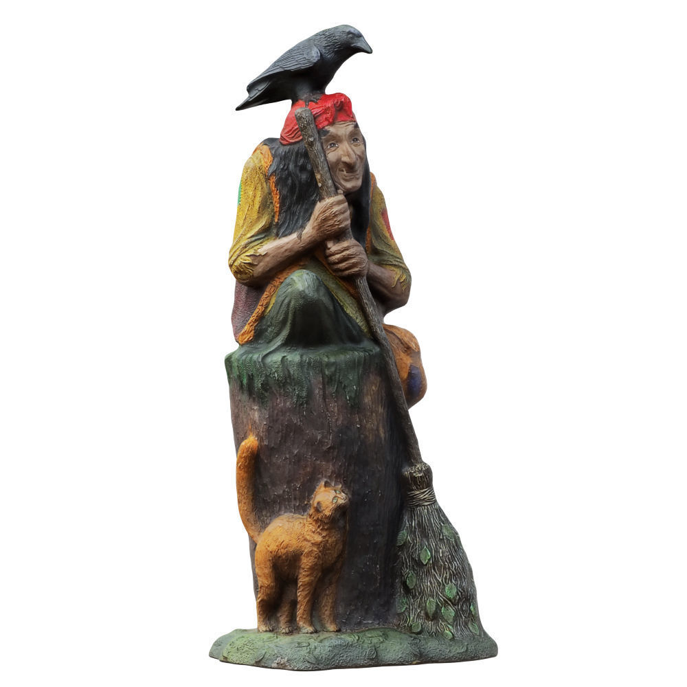 Sculpture fairy-tale character Baba Yaga 3D model_1