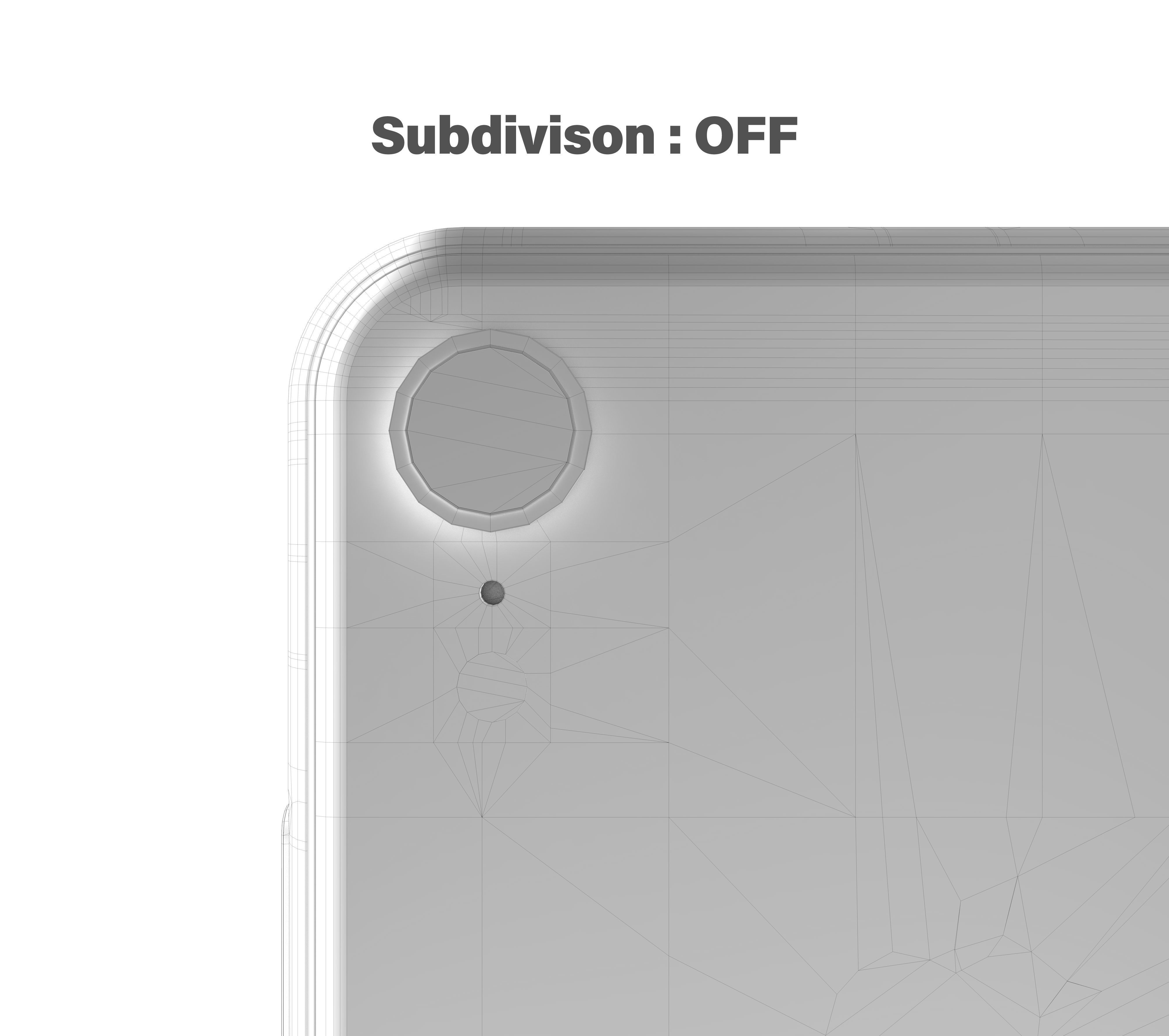 Apple iPhone XR Coral Low-poly 3D model_17