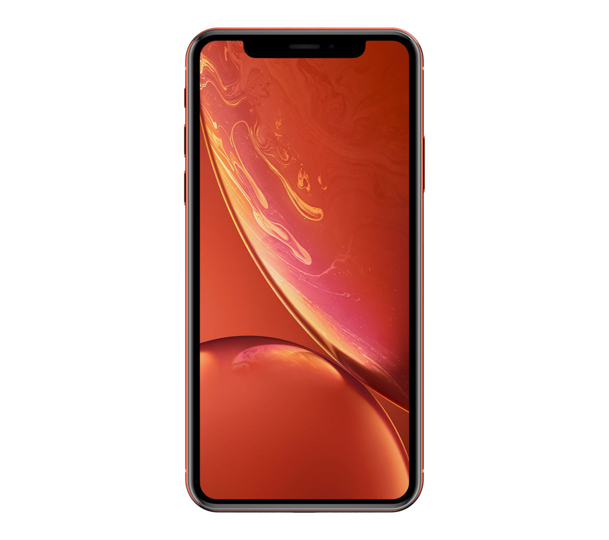 Apple iPhone XR Coral Low-poly 3D model_3
