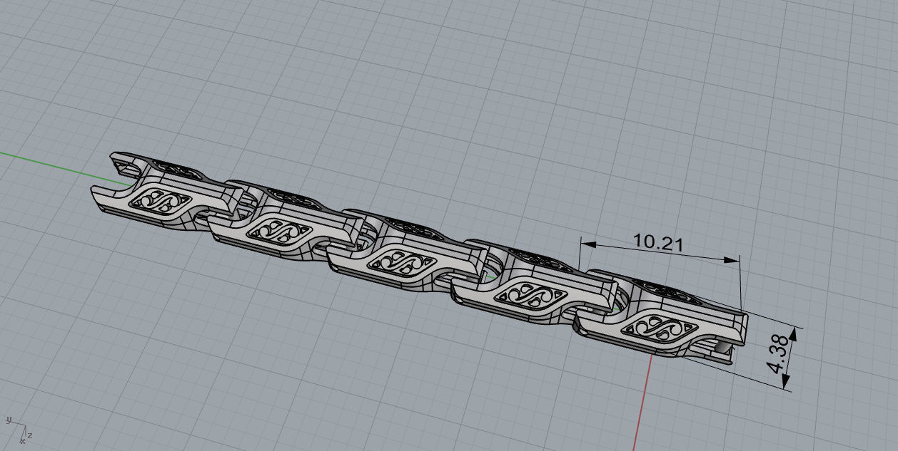 chain male 3D print model_1