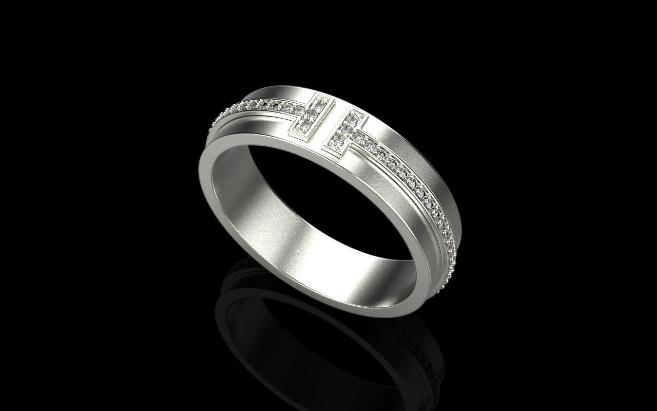 Tiffany ring size 19-4 3D print model_3