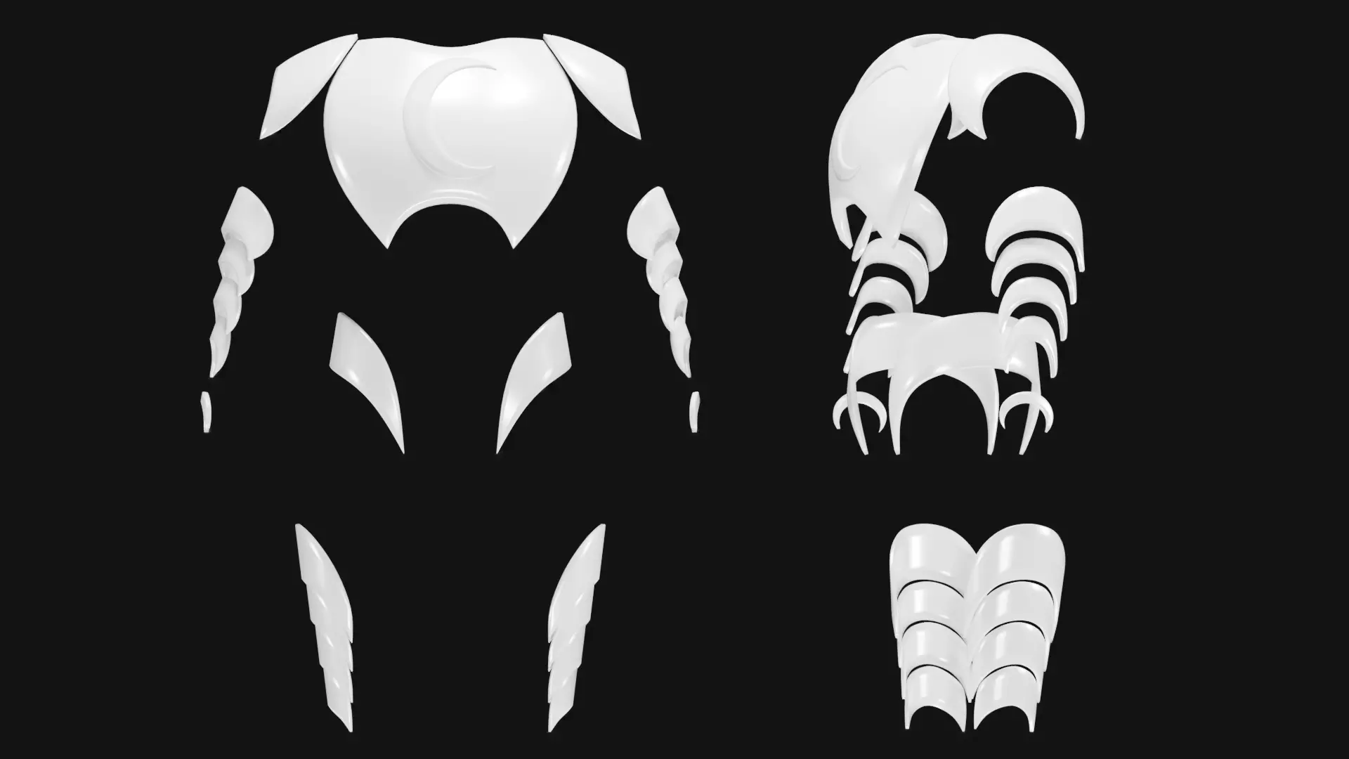 MoonKnight Armor 3D print model_0