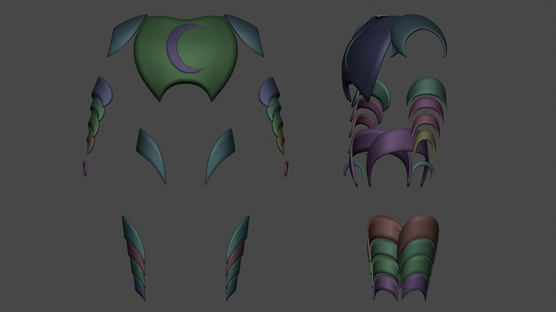 MoonKnight Armor 3D print model_1