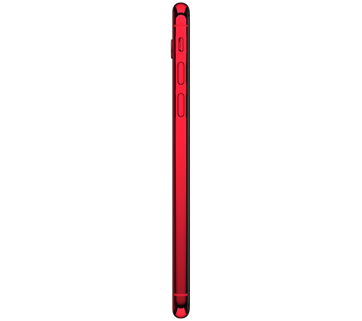 Apple iPhone XR Red Low-poly 3D model_6