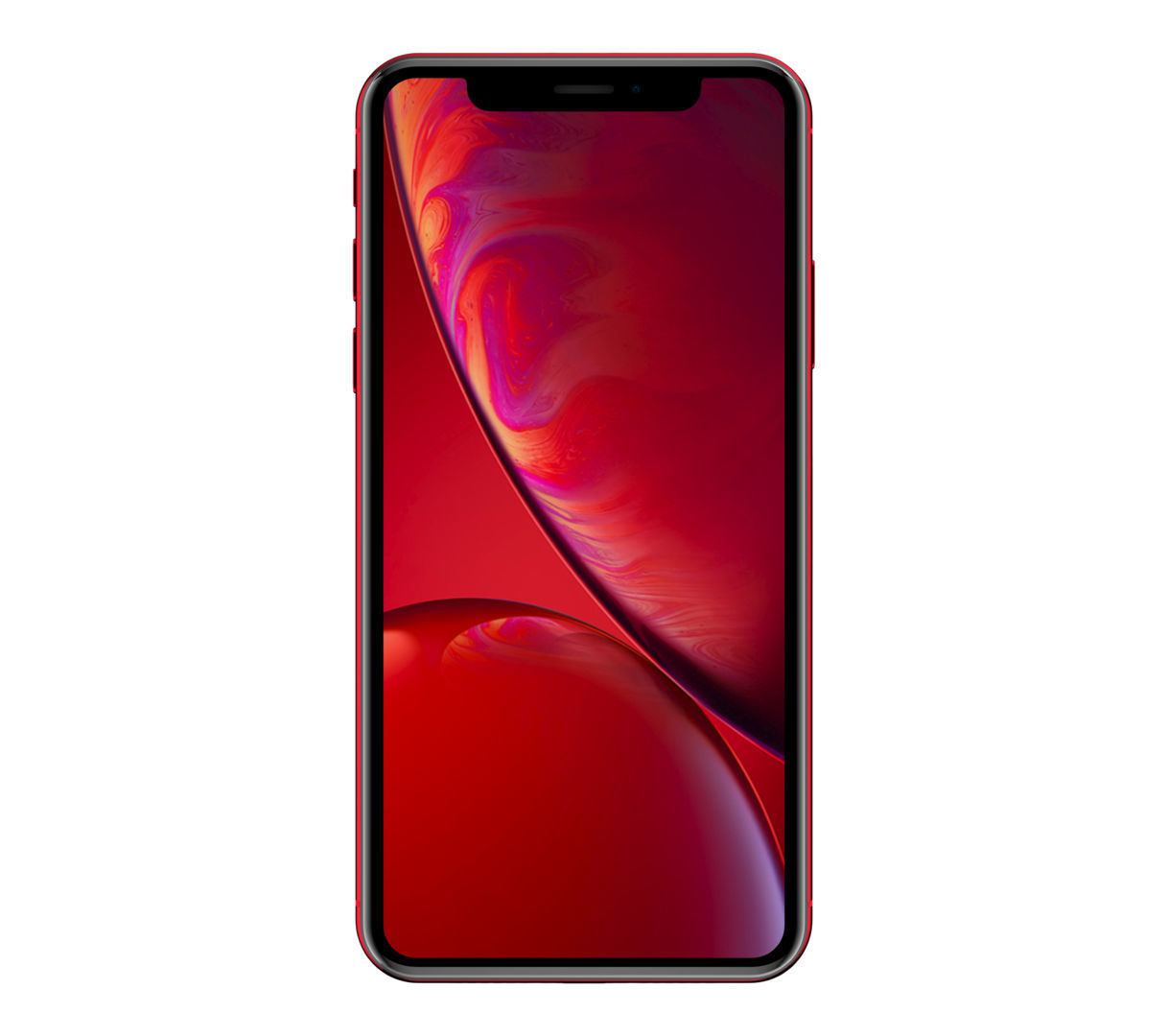 Apple iPhone XR Red Low-poly 3D model_3
