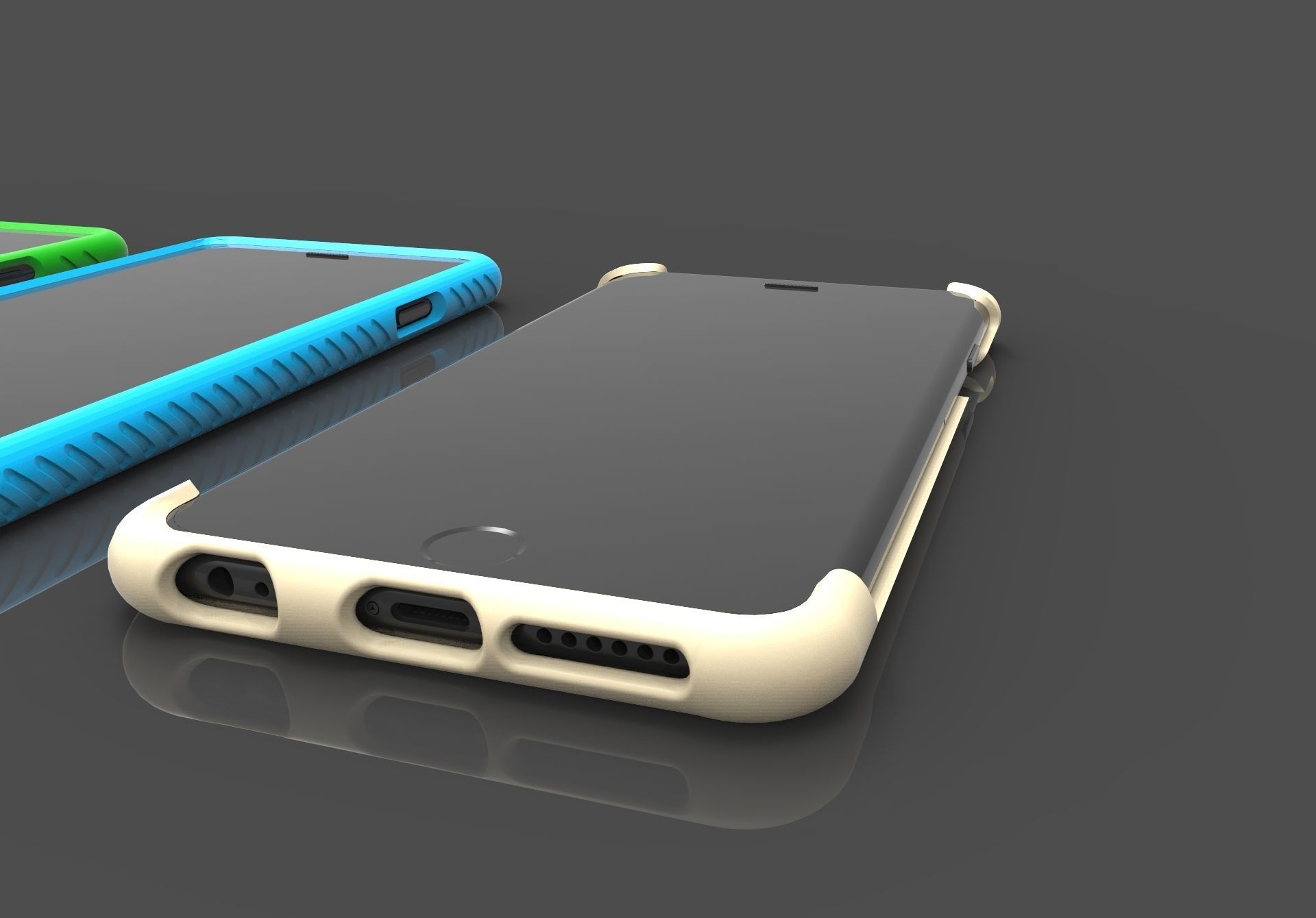 Cover for Iphone 7plus PLA or TPU 3D print model_9