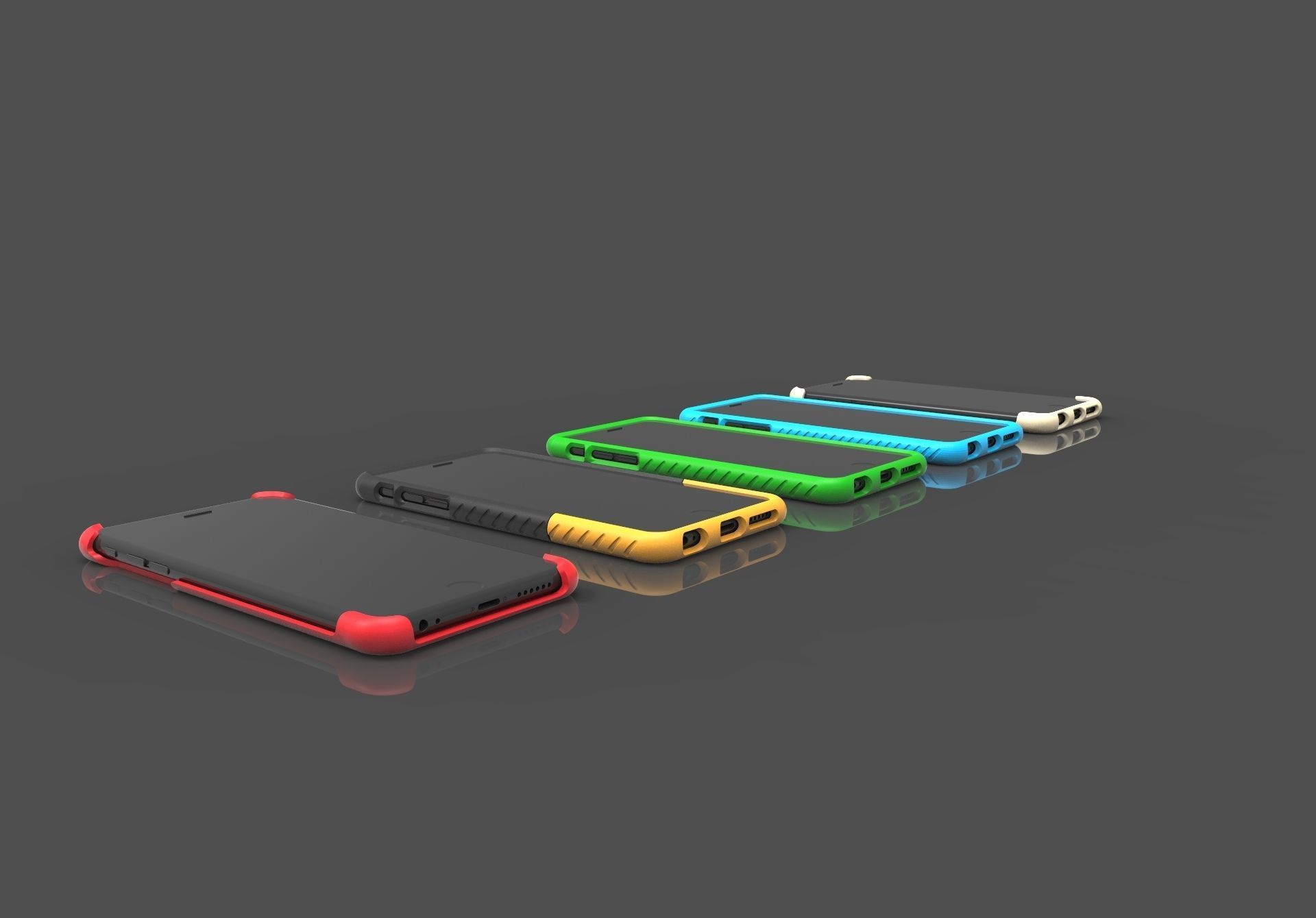 Cover for Iphone 7plus PLA or TPU 3D print model_7