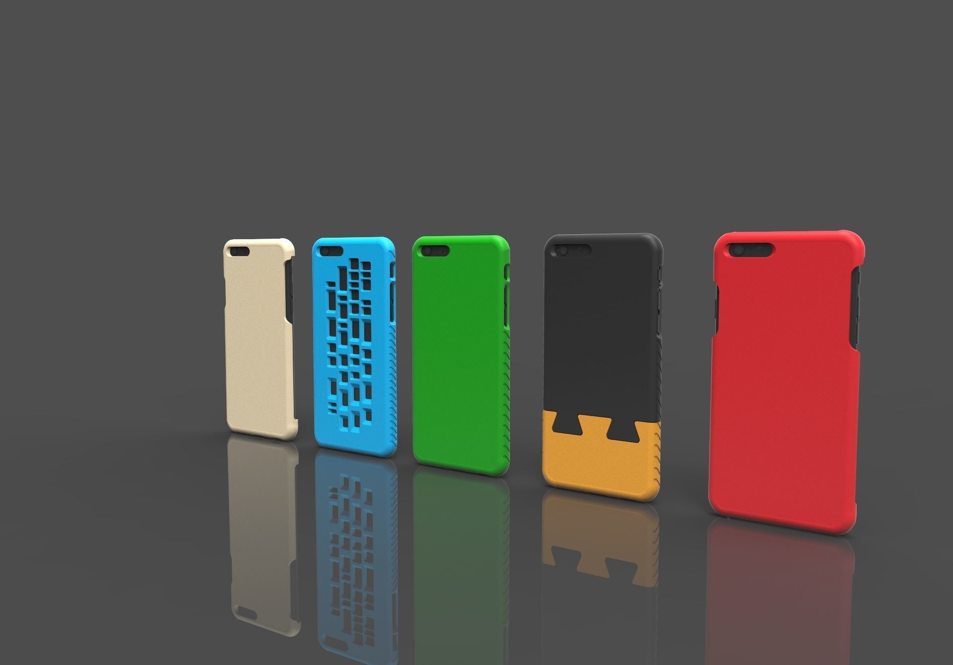 Cover for Iphone 7plus PLA or TPU 3D print model_3