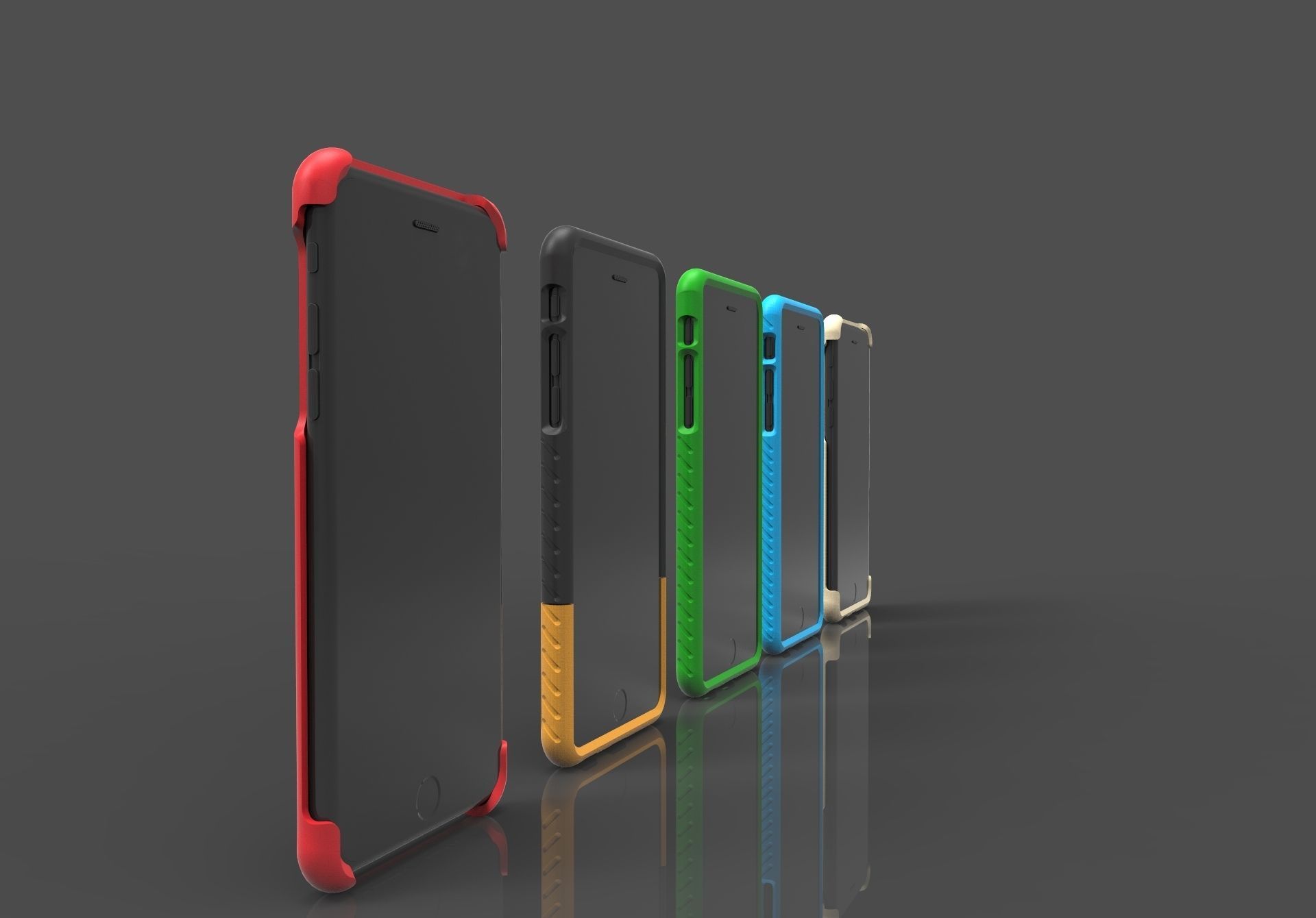 Cover for Iphone 7plus PLA or TPU 3D print model_4