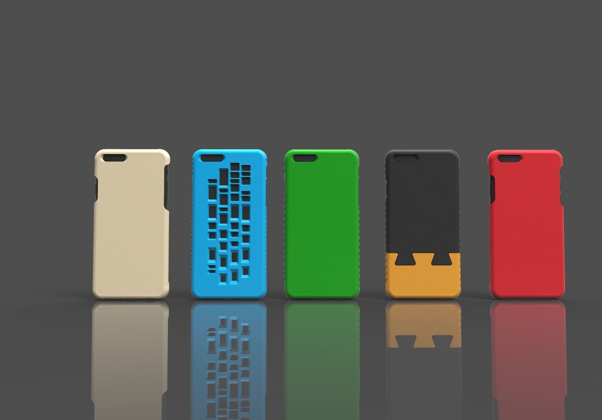 Cover for Iphone 7plus PLA or TPU 3D print model_2