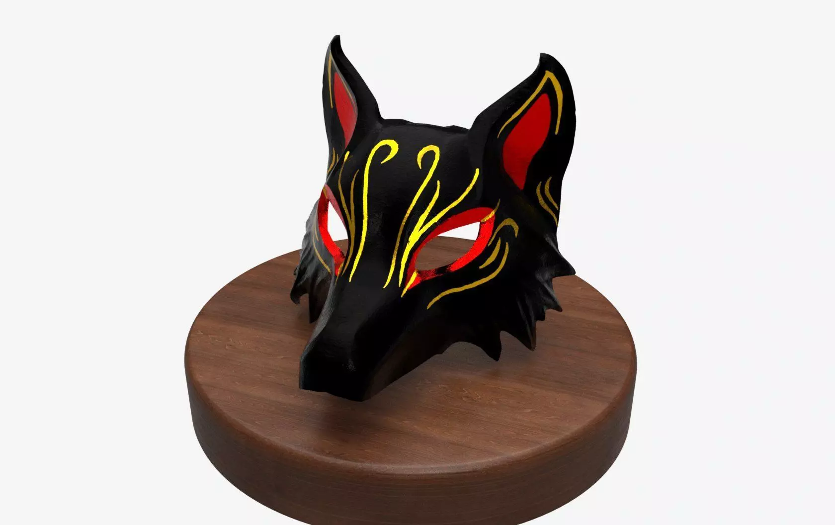 FOX MASK 3D print model_0
