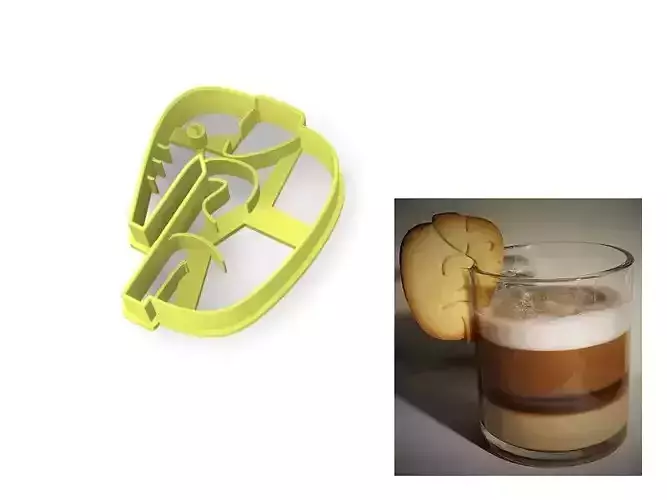Elephant cookie cutter 2 3D print model