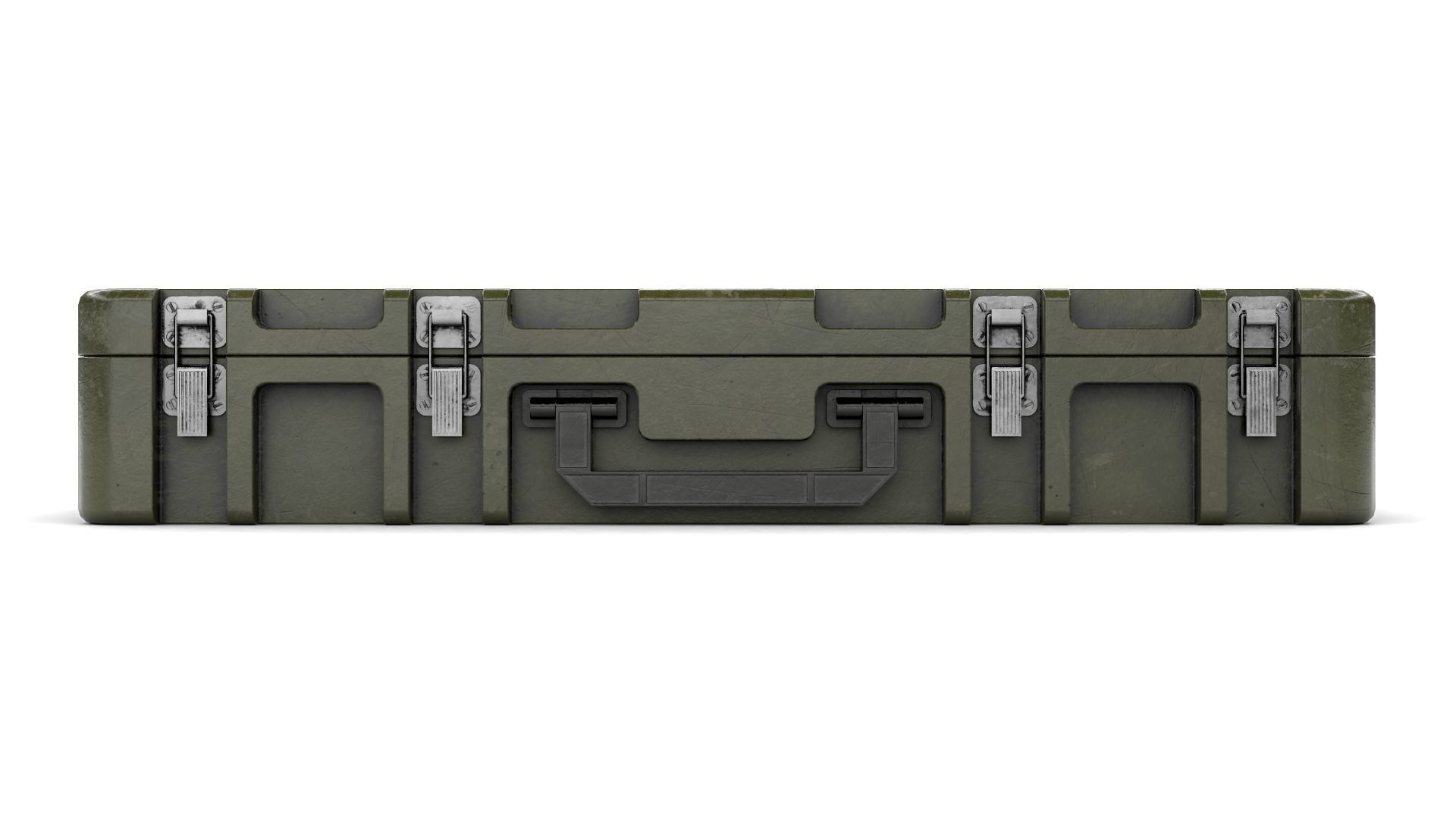Military Weapon Case Low-poly 3D model_7
