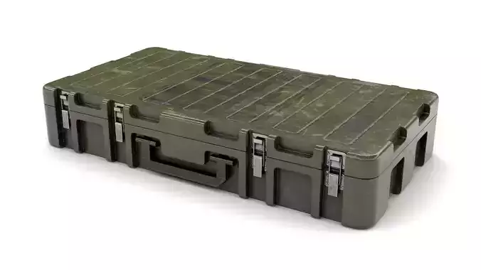 Military Weapon Case Low-poly 3D model