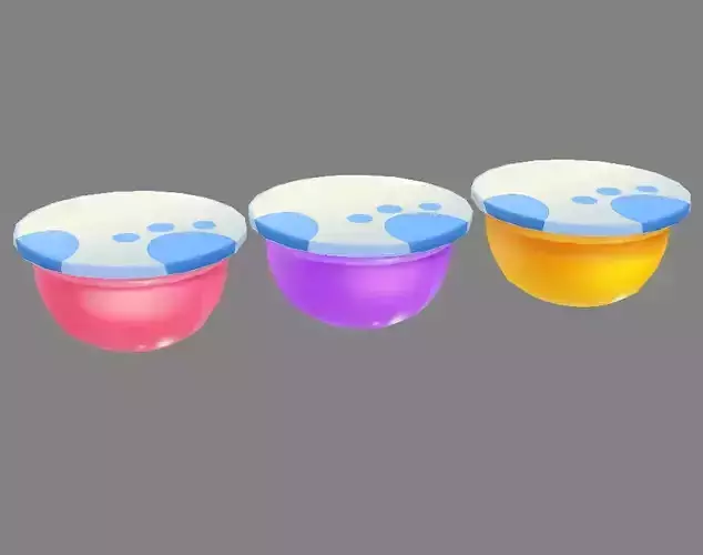 Cartoon Jelly pudding
