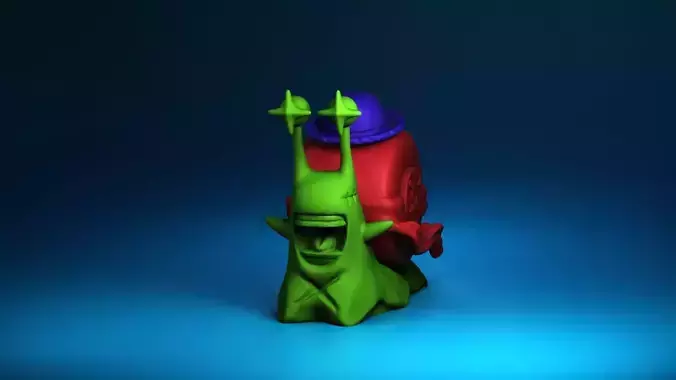 One Piece Monkey D Luffy - Den den mushi  3D print model