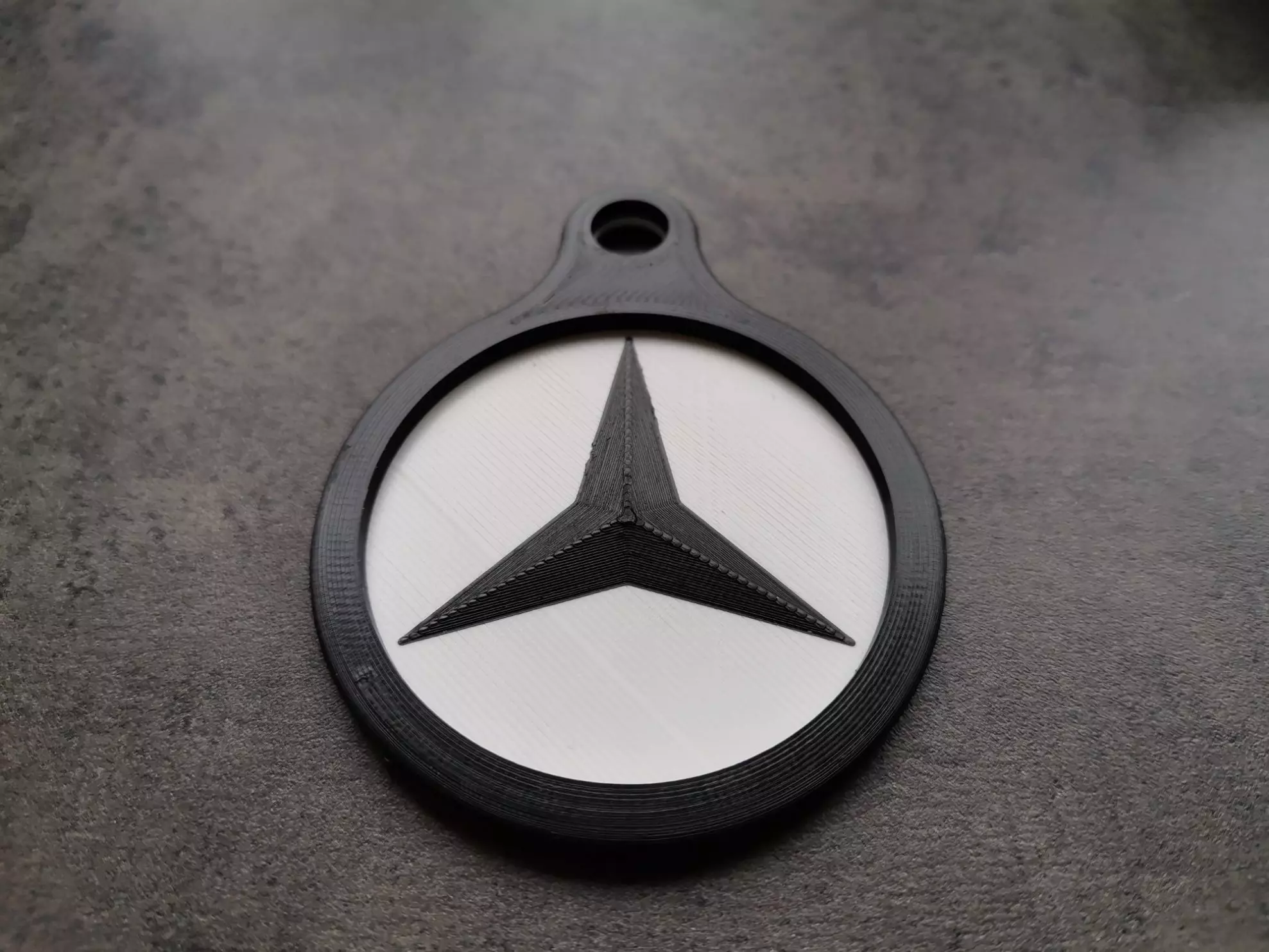 Mercedes keyring 3D print model