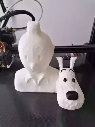 TINTIN MILOU 3D print model