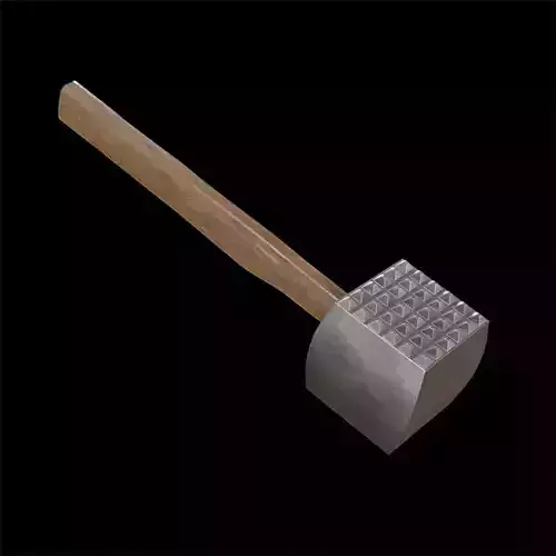 Meat Tenderizer Mallet Aluminum Head Hardwood