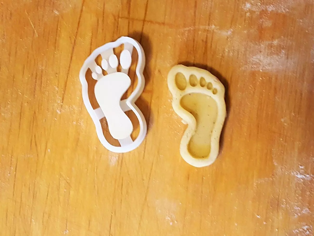 Foot cookie cutter 3D print model_0