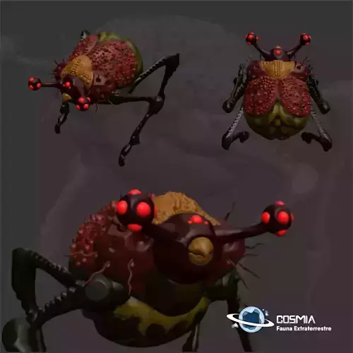 Biolumiscens Pedrorium - A creature created by Jonas Pedroza 