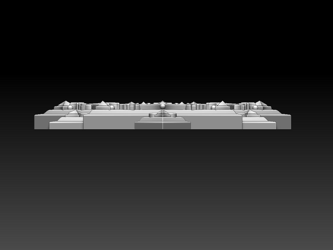 star snowflake 3D print model_26