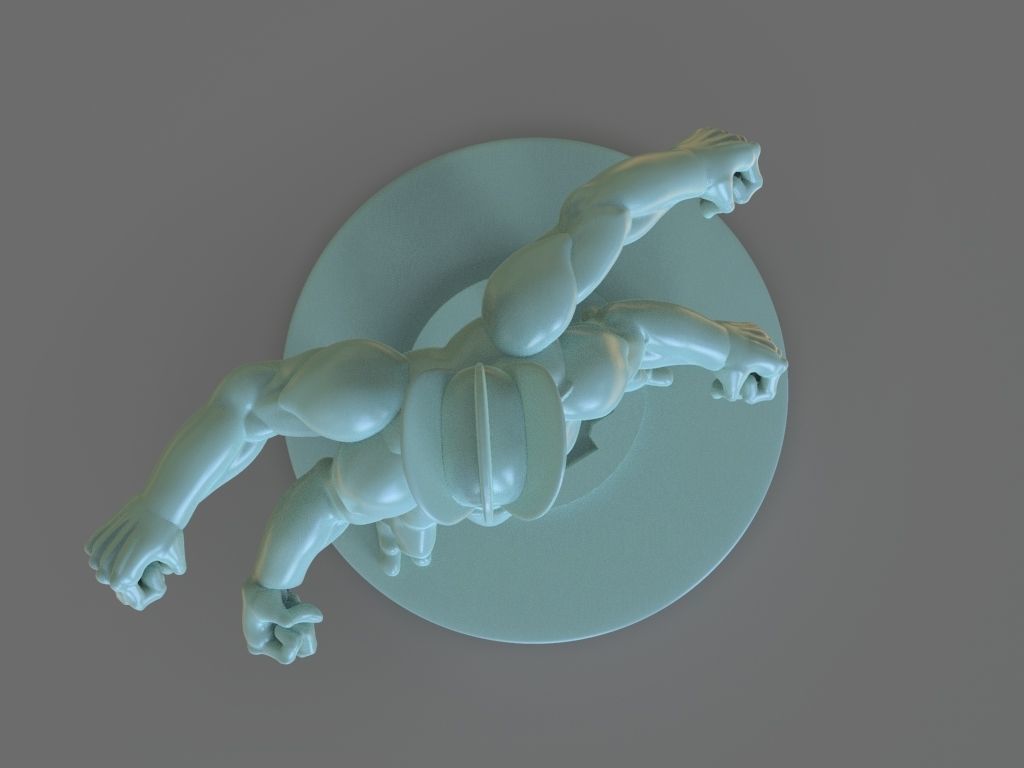 Pokemon Machamp Figurine and ZBrush Timelapse 3D print model_9