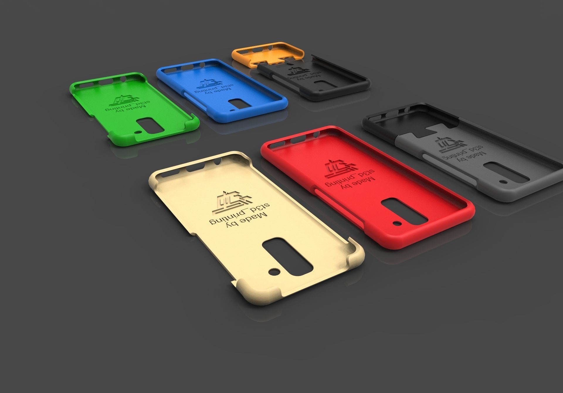 Cover for Huawei mate 20 lite to print in PLA or TPU 3D print model_4