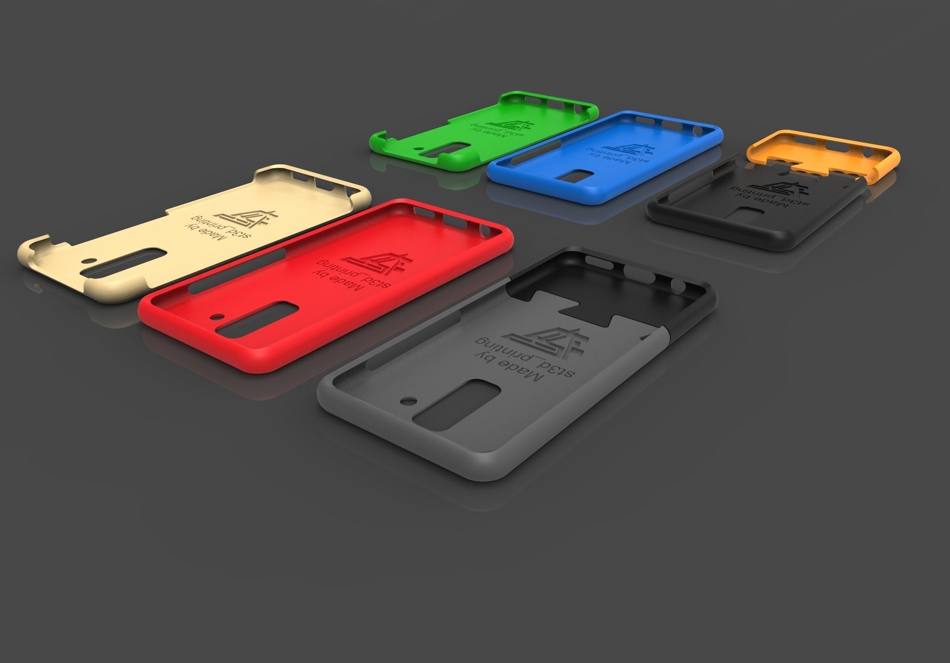 Cover for Huawei mate 20 lite to print in PLA or TPU 3D print model_7