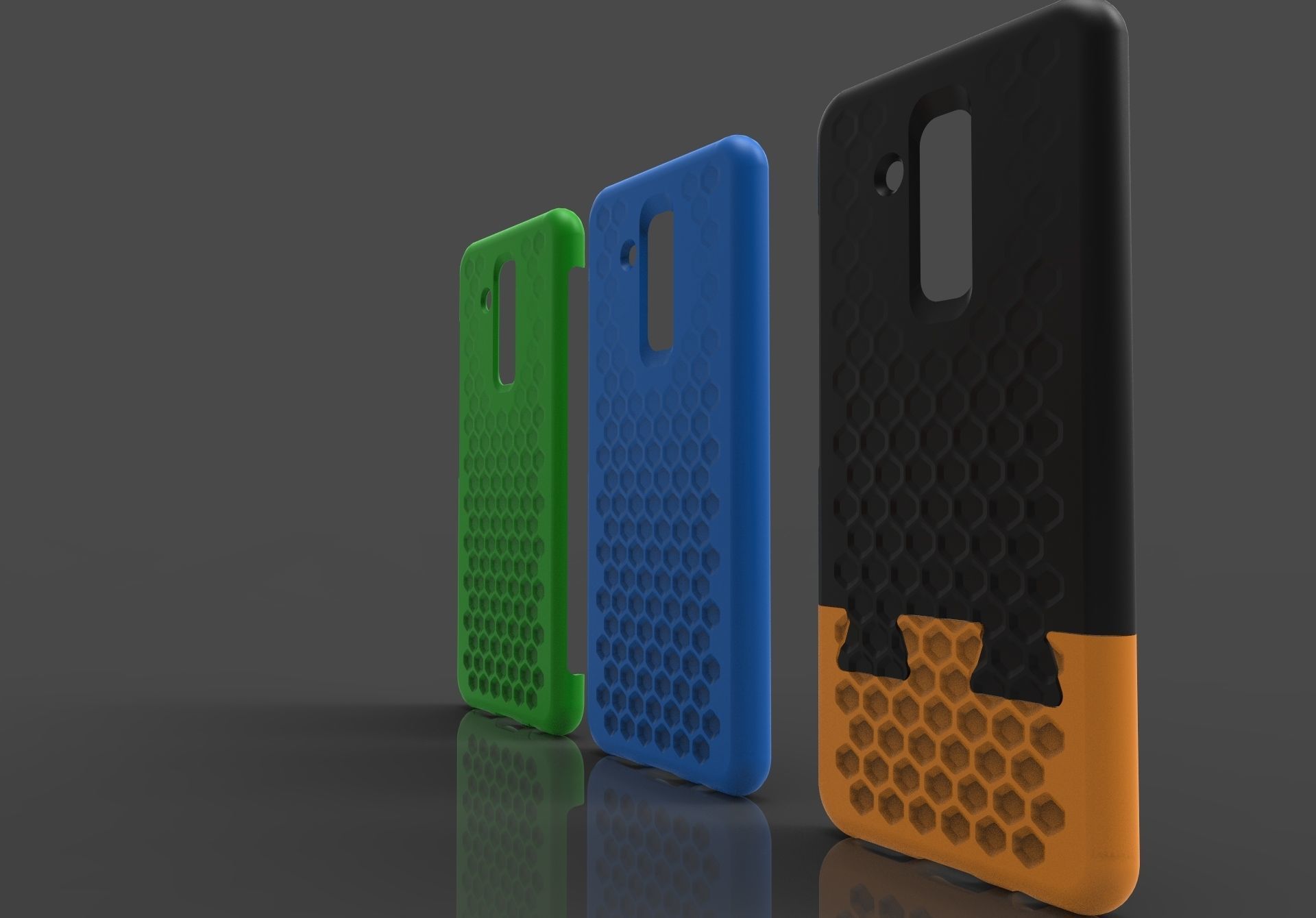 Cover for Huawei mate 20 lite to print in PLA or TPU 3D print model_10