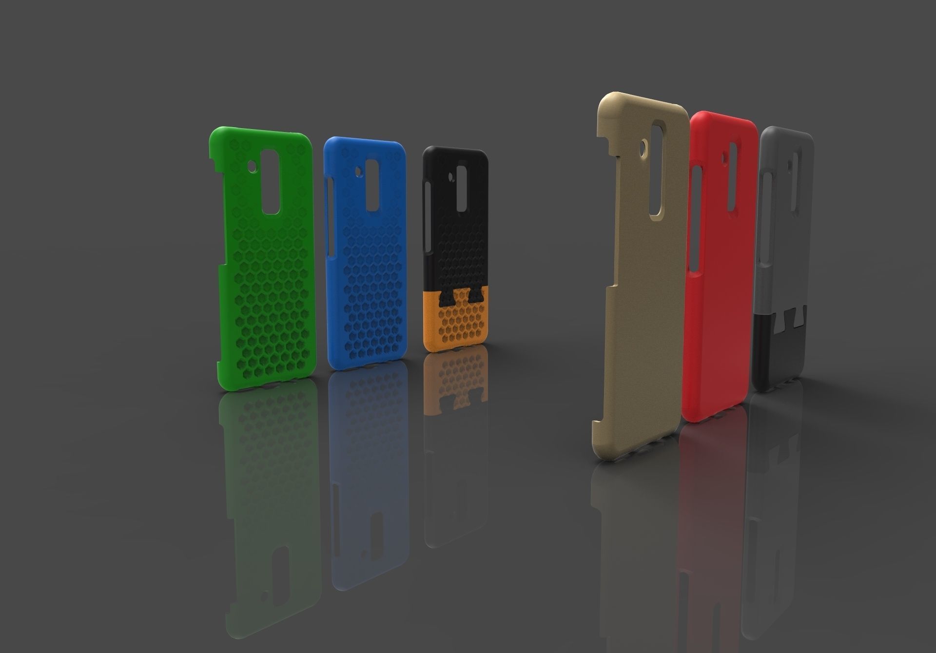 Cover for Huawei mate 20 lite to print in PLA or TPU 3D print model_11