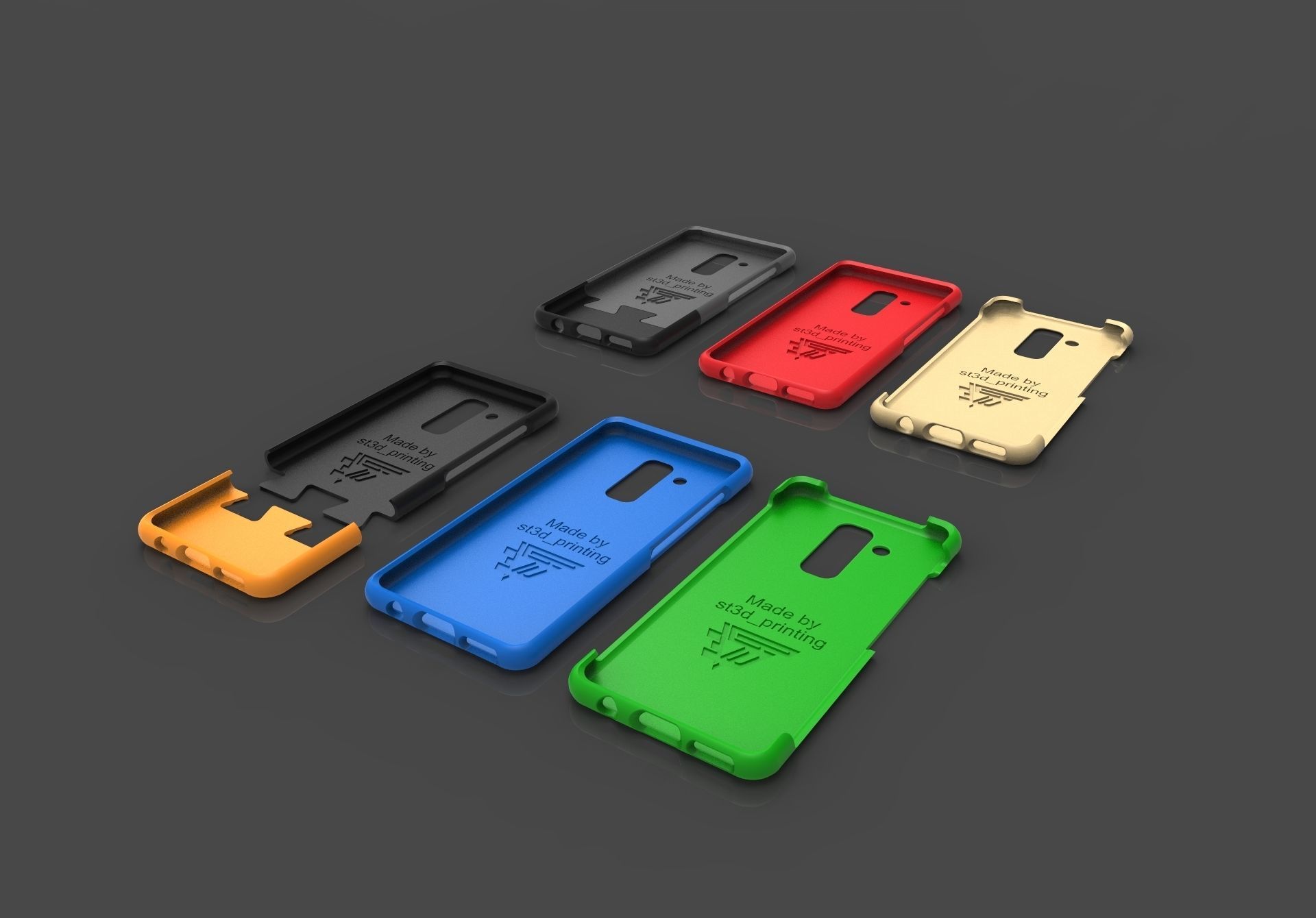 Cover for Huawei mate 20 lite to print in PLA or TPU 3D print model_5