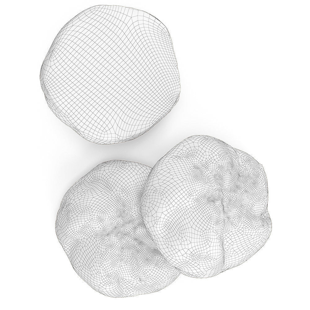 Bread Roll 3D model_10