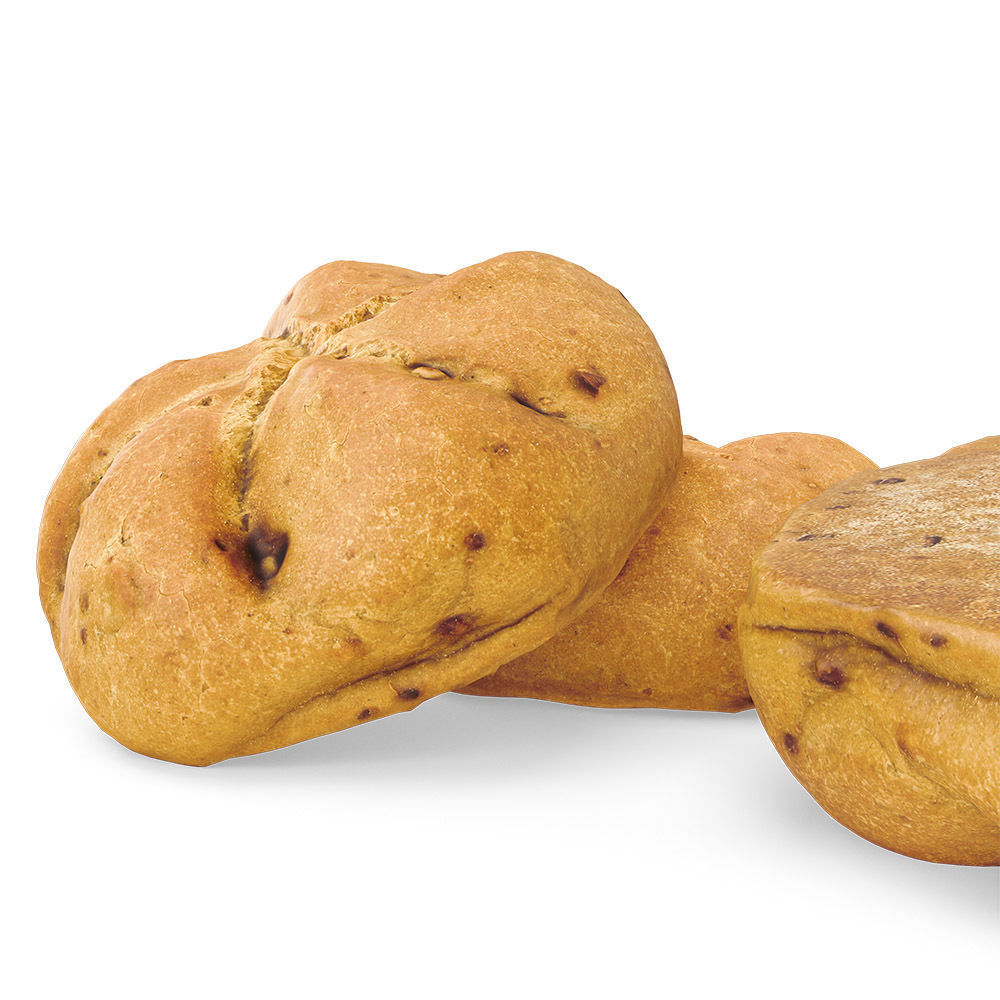 Bread Roll 3D model_3
