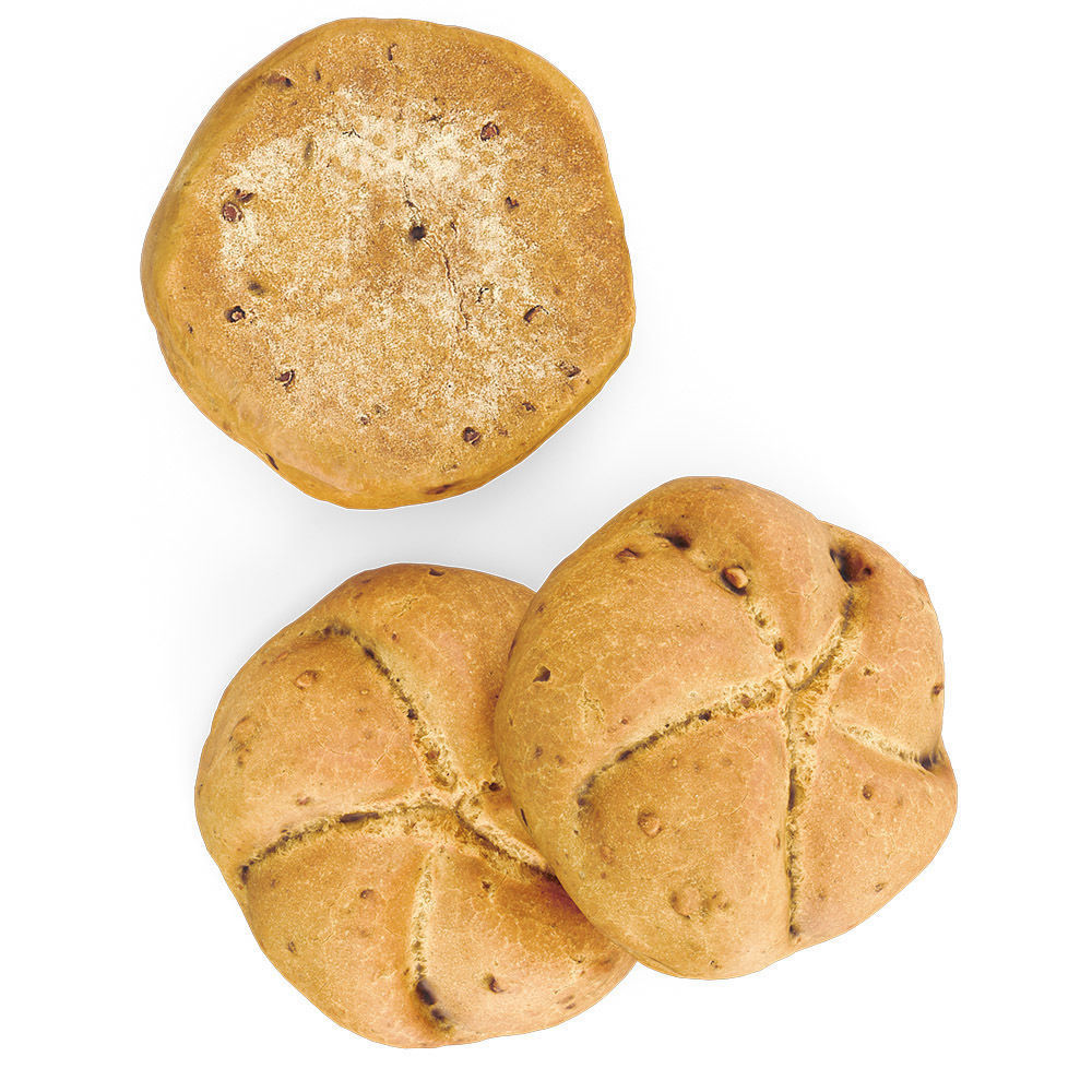 Bread Roll 3D model_4