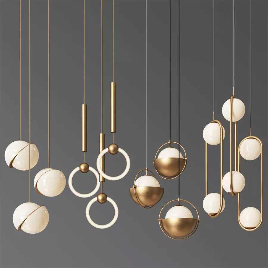 Ceiling Light Collection  3D model_0